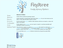 Tablet Screenshot of findtree.co.uk